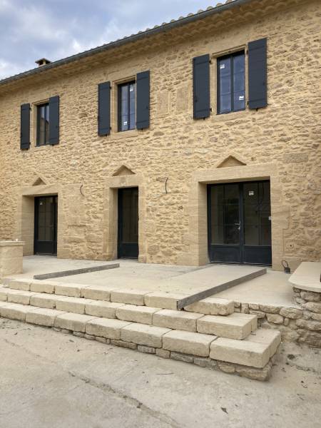 Rénovation de façade à la chaux